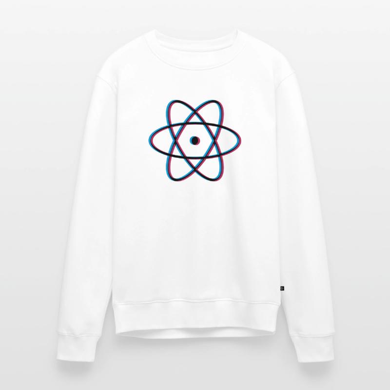 3d atom molecule research science student wi Men's Premium Organic Jumper