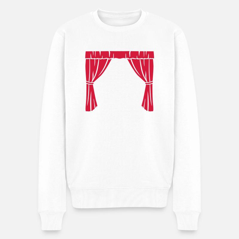 Théâtre - Pull Premium bio Homme - blanc
