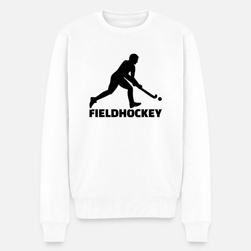 Field hockey - Pull Premium bio Homme - blanc