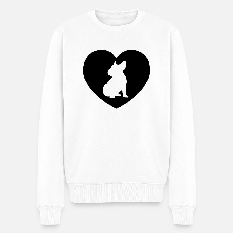 BULLY IN HEART - Pull Premium bio Homme - blanc