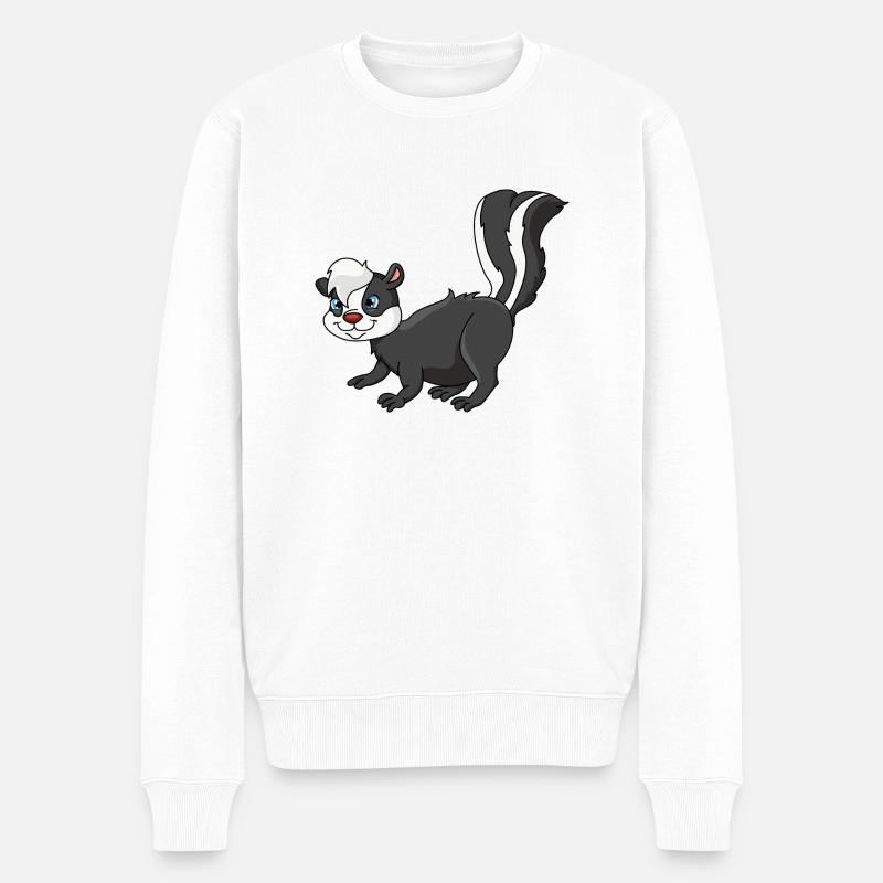 moufette - Pull Premium bio Homme - blanc