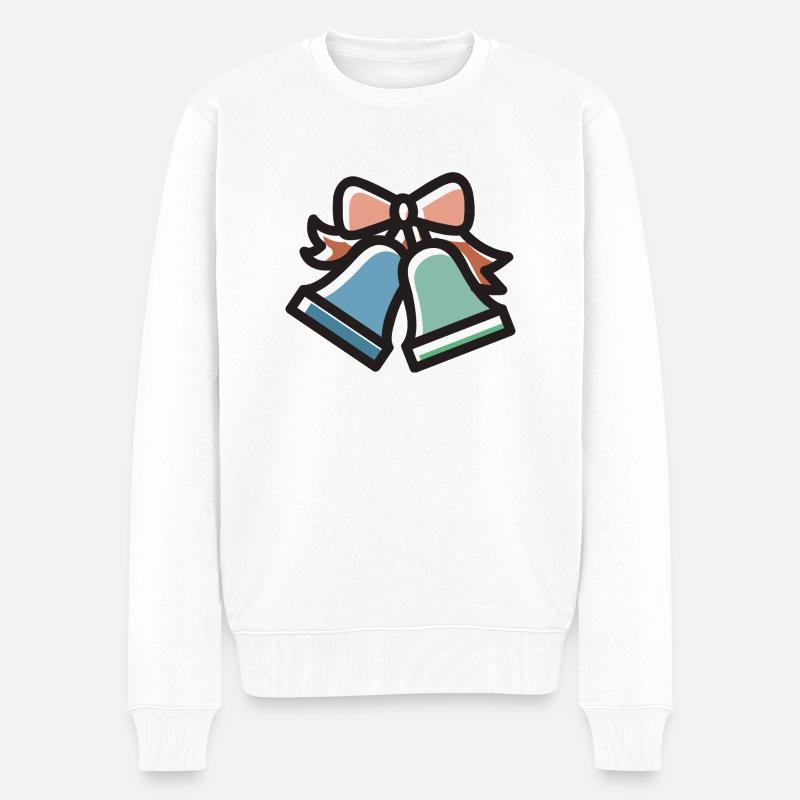 christmas - Männer Premium Bio Pullover - Weiß