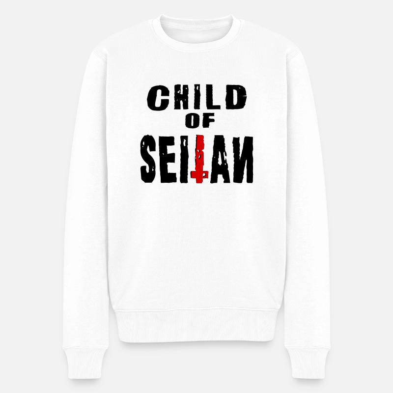 Kind von Seitan - Männer Premium Bio Pullover - Weiß