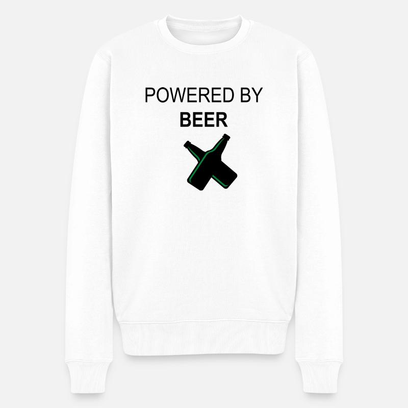 Bière Bière Vin Vino Party - Pull Premium bio Homme - blanc