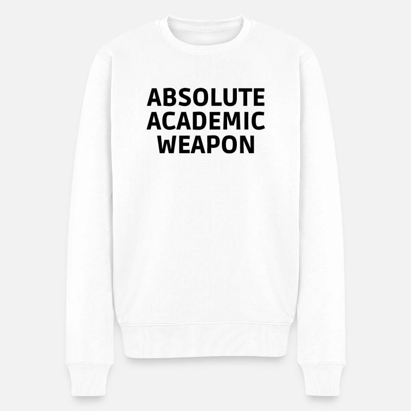 Arme académique absolue - Pull Premium bio Homme - blanc