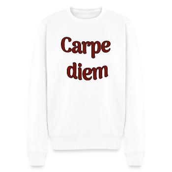 Carpe diem - Pull Premium bio Homme - blanc - Devant - Thijin (182cm)
