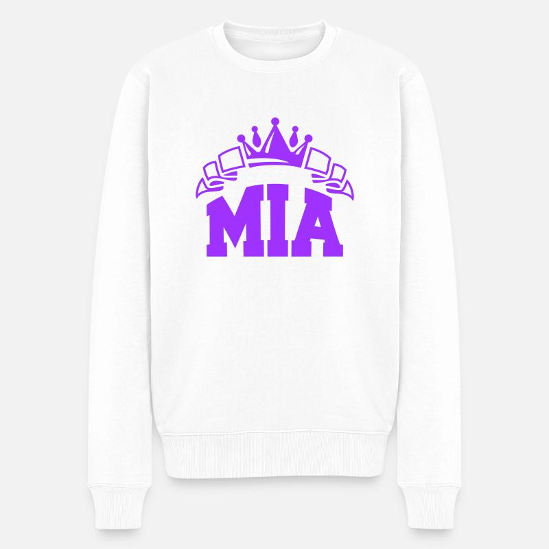 MIA - Pull Premium bio Homme - blanc