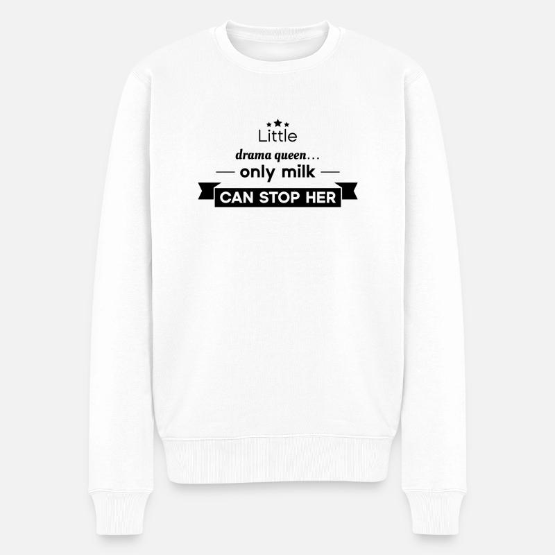 Dictons drôles de bébé - Pull Premium bio Homme - blanc