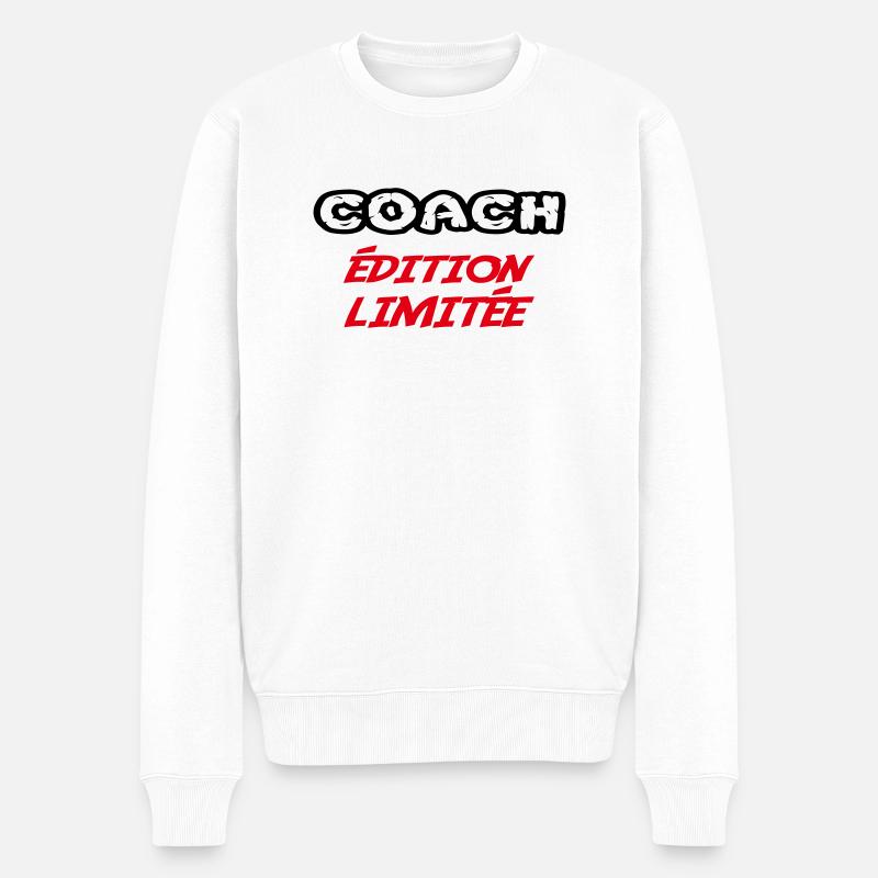 COACH édition limitée - Pull Premium bio Homme - blanc
