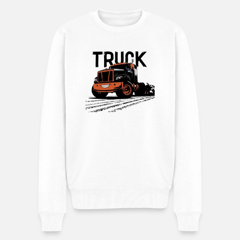 CAMION - Pull Premium bio Homme - blanc