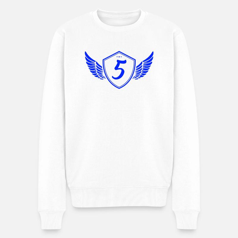 Armoiries 5 - Pull Premium bio Homme - blanc