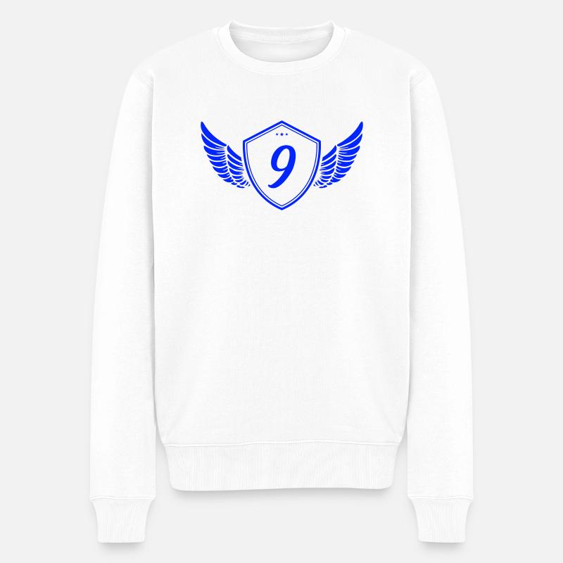 Armoiries 9 - Pull Premium bio Homme - blanc