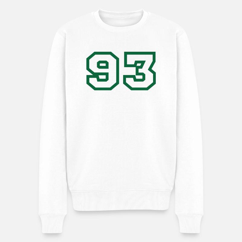 Numéro 93 sport - Pull Premium bio Homme - blanc