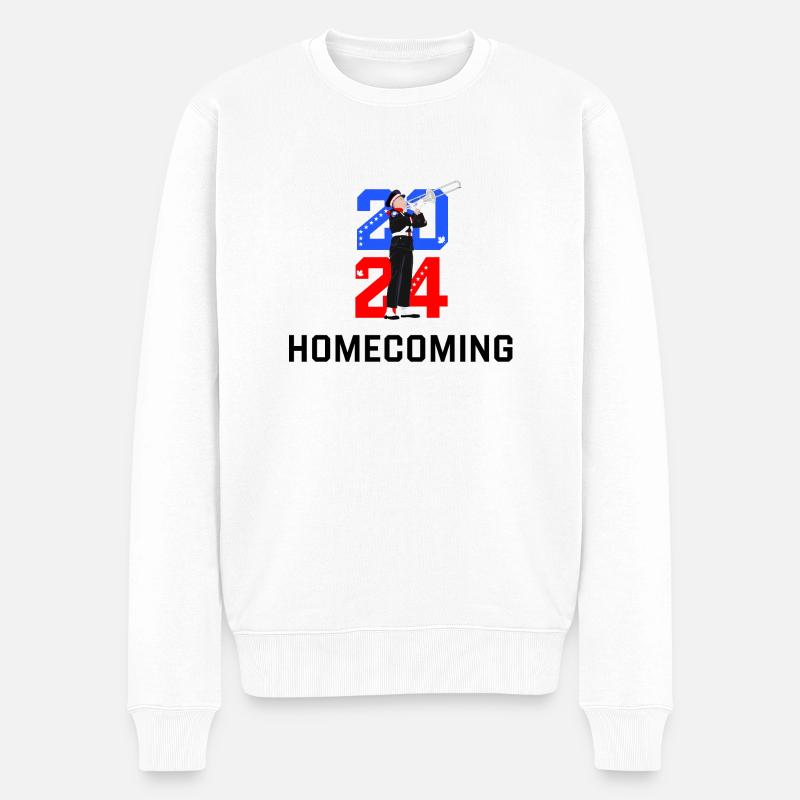 Heimkehr 2024 - Männer Premium Bio Pullover - Weiß