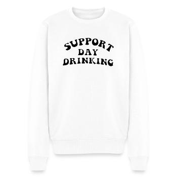 journée de soutien à la consommation d'alcool - Pull Premium bio Homme - blanc - Devant - Thijin (182cm)
