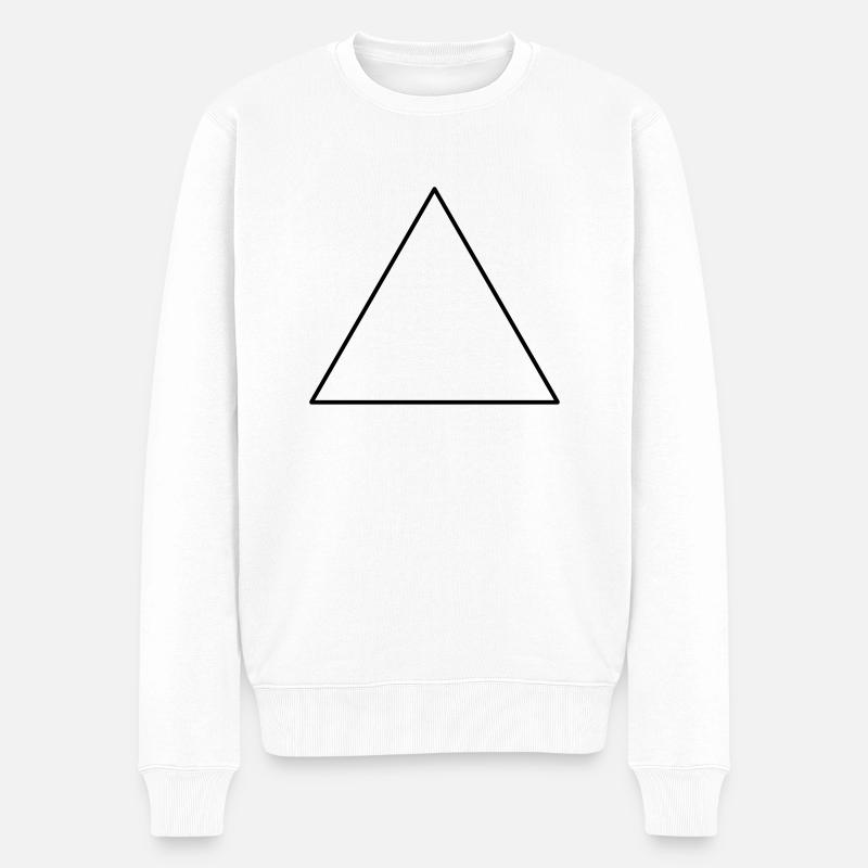 Triangle - Pull Premium bio Homme - blanc