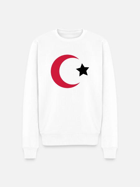 türkei - Männer Premium Bio Pullover - Weiß