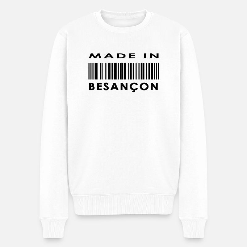 Besaçon - Männer Premium Bio Pullover - Weiß