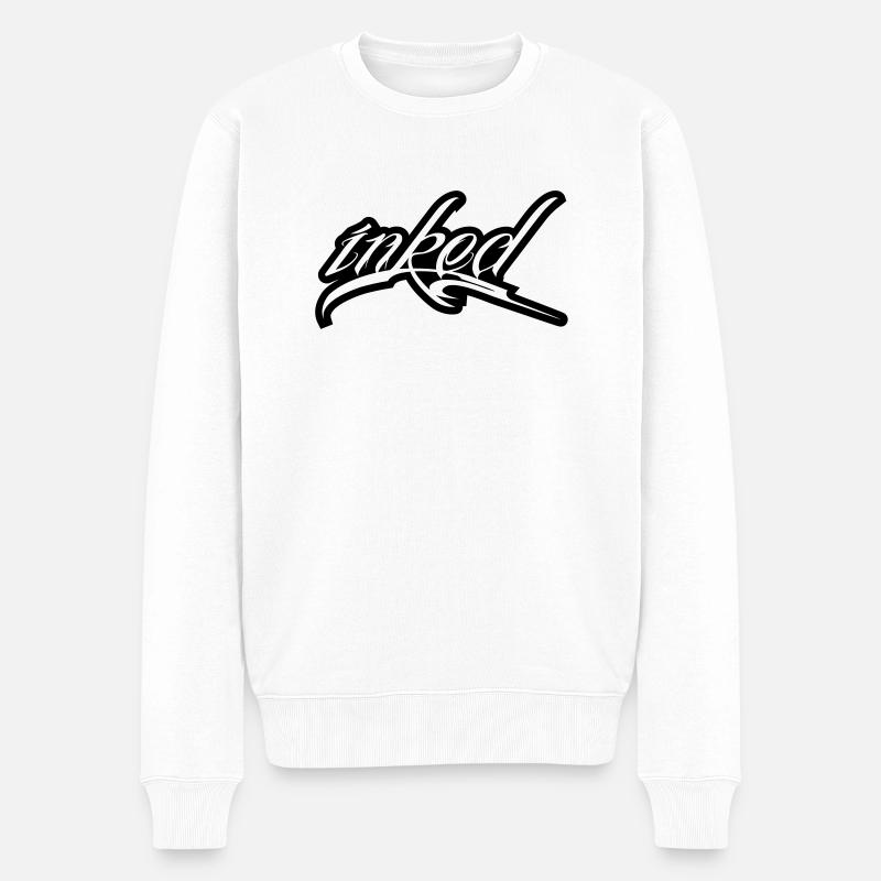 tattoo - Männer Premium Bio Pullover - Weiß
