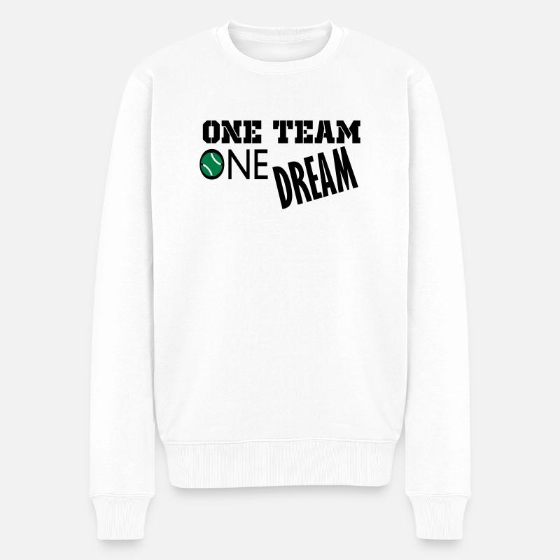 ein Traum - Männer Premium Bio Pullover - Weiß