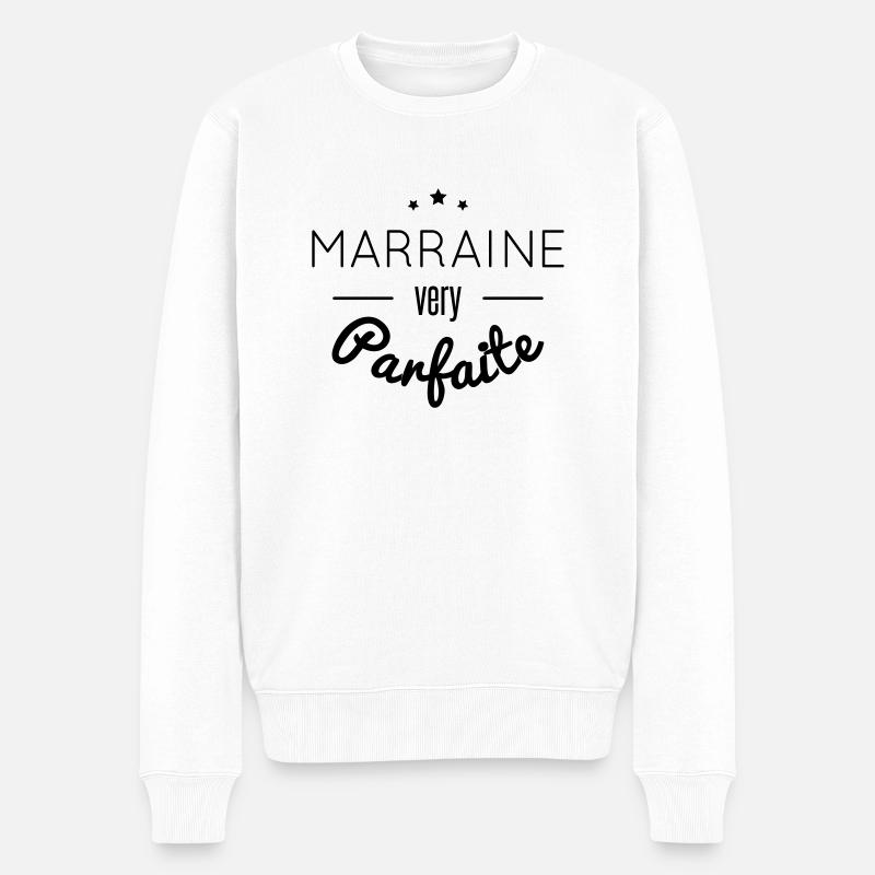 Marraine very parfaite - Pull Premium bio Homme - blanc