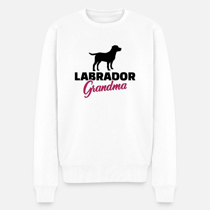 Labrador - Pull Premium bio Homme - blanc