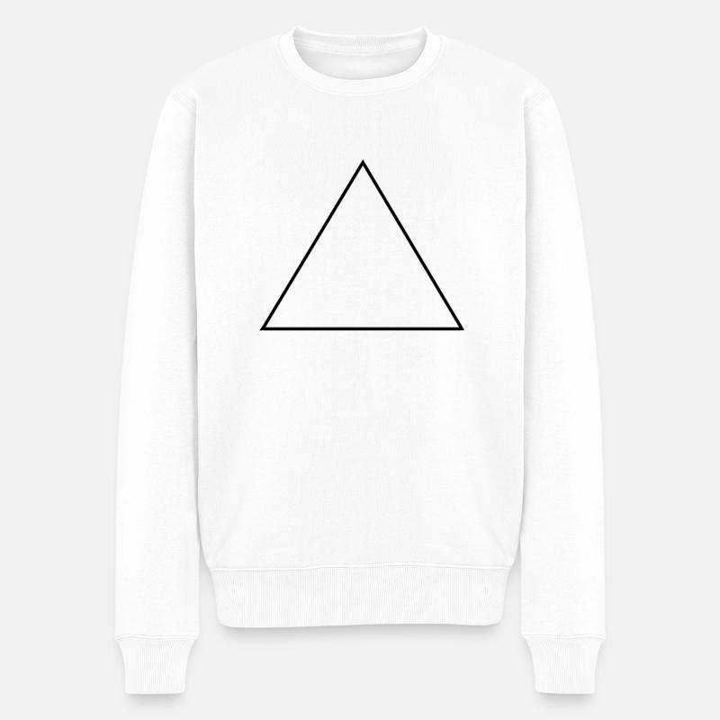 triangle - Pull Premium bio Homme - blanc