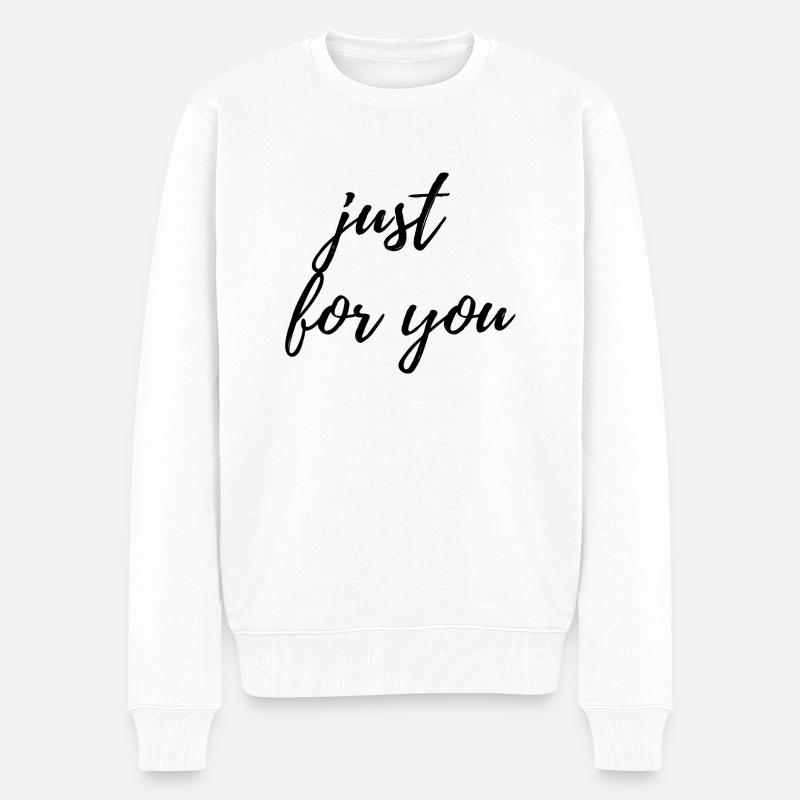 Just for you - Pull Premium bio Homme - blanc