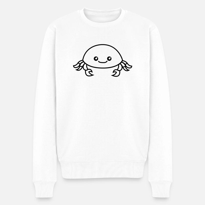 Drôle de crabe - Pull Premium bio Homme - blanc