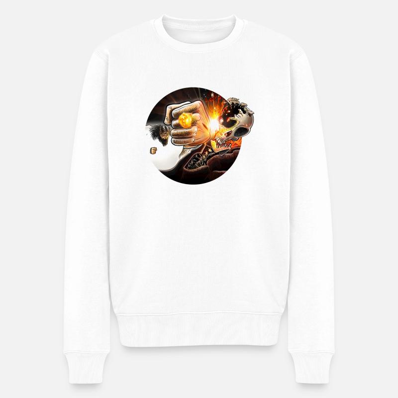 La mort de la Mort - Pull Premium bio Homme - blanc