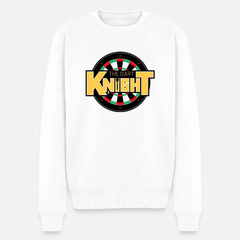 le disque dart Knight - Pull Premium bio Homme - blanc