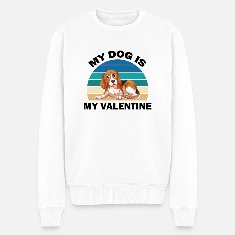 Hund Chien - Pull Premium bio Homme - blanc