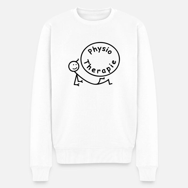 Physiothérapie / Physio jeu de boule - Pull Premium bio Homme - blanc