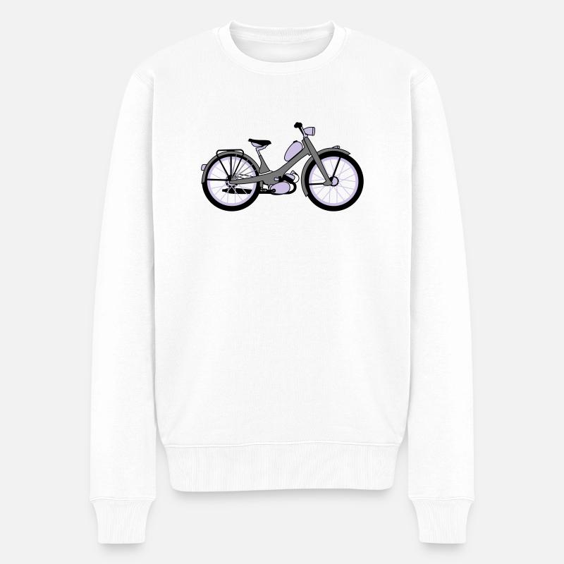 NSU Qickly - Männer Premium Bio Pullover - Weiß