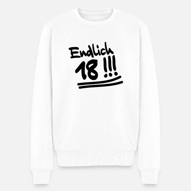 endlich_18 - Pull Premium bio Homme - blanc