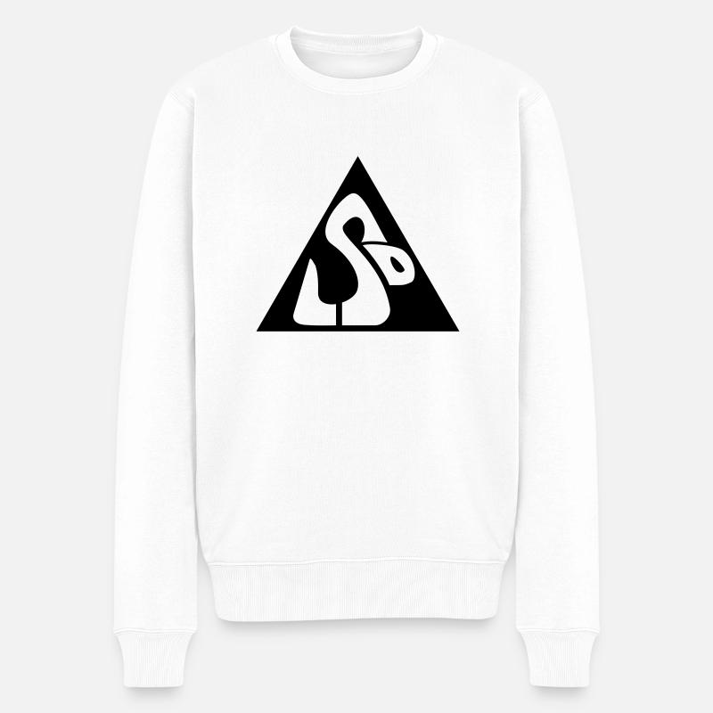 LSD Snake__V002 - Pull Premium bio Homme - blanc