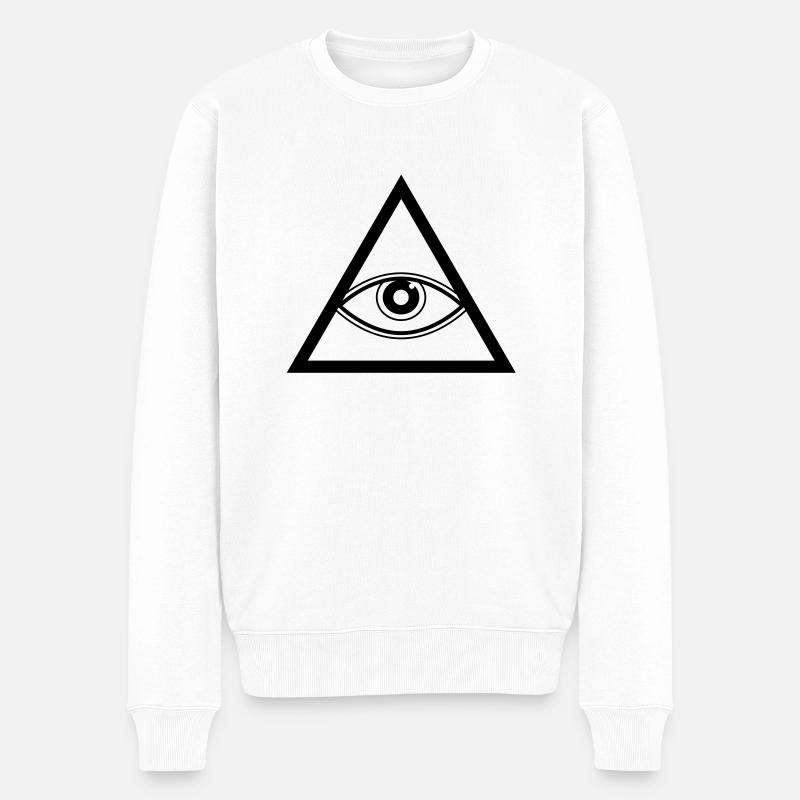 Triangle - Pull Premium bio Homme - blanc