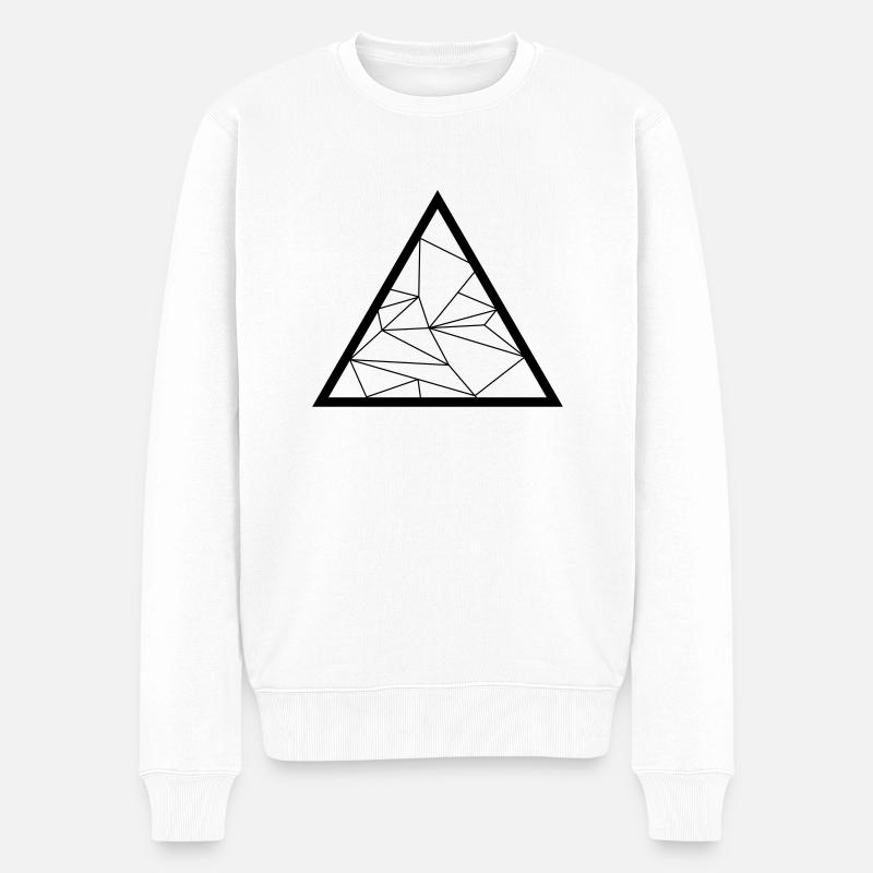 Triangle - Pull Premium bio Homme - blanc