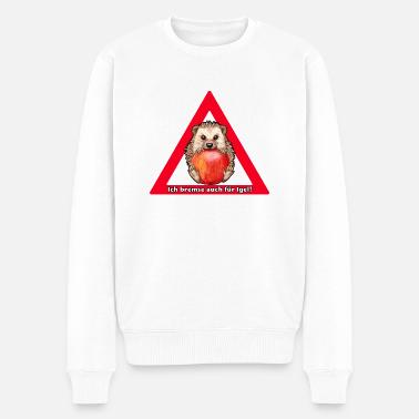 Igel - Männer Premium Bio Pullover - Weiß