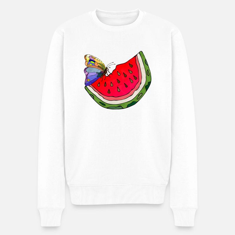 Pastèque - Pull Premium bio Homme - blanc