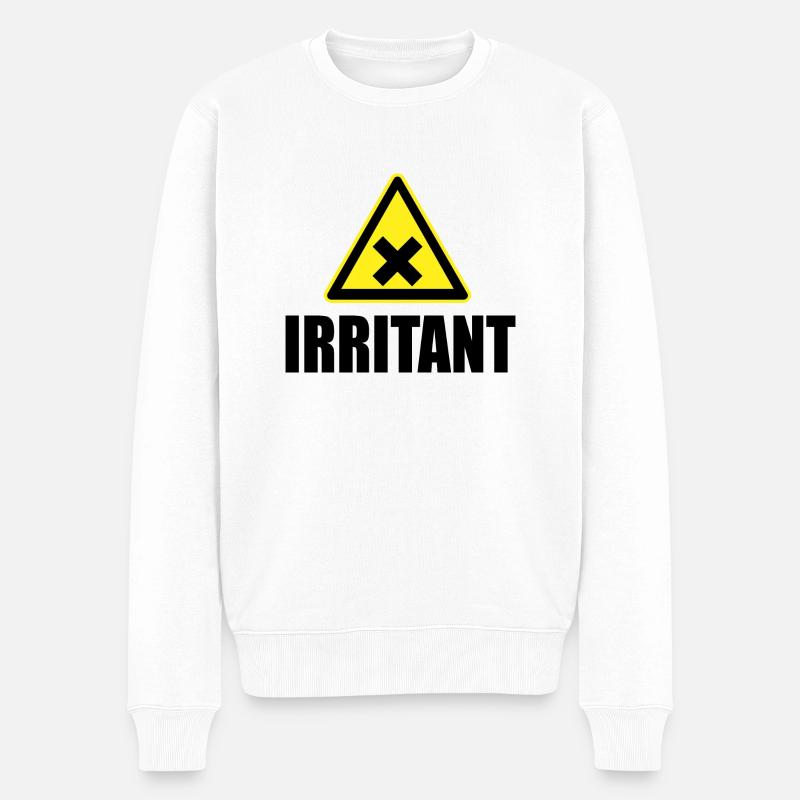 aufreizend - Männer Premium Bio Pullover - Weiß