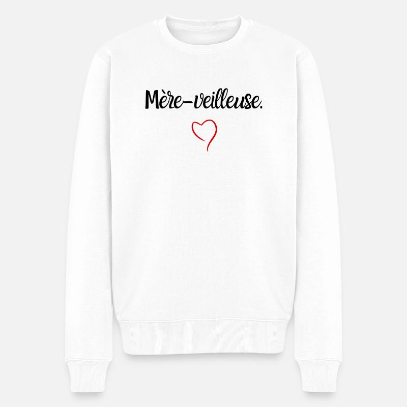 Mère veilleuse - Pull Premium bio Homme - blanc