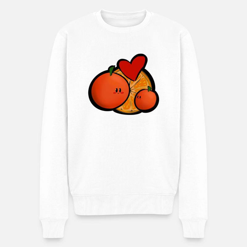 Familie - Männer Premium Bio Pullover - Weiß