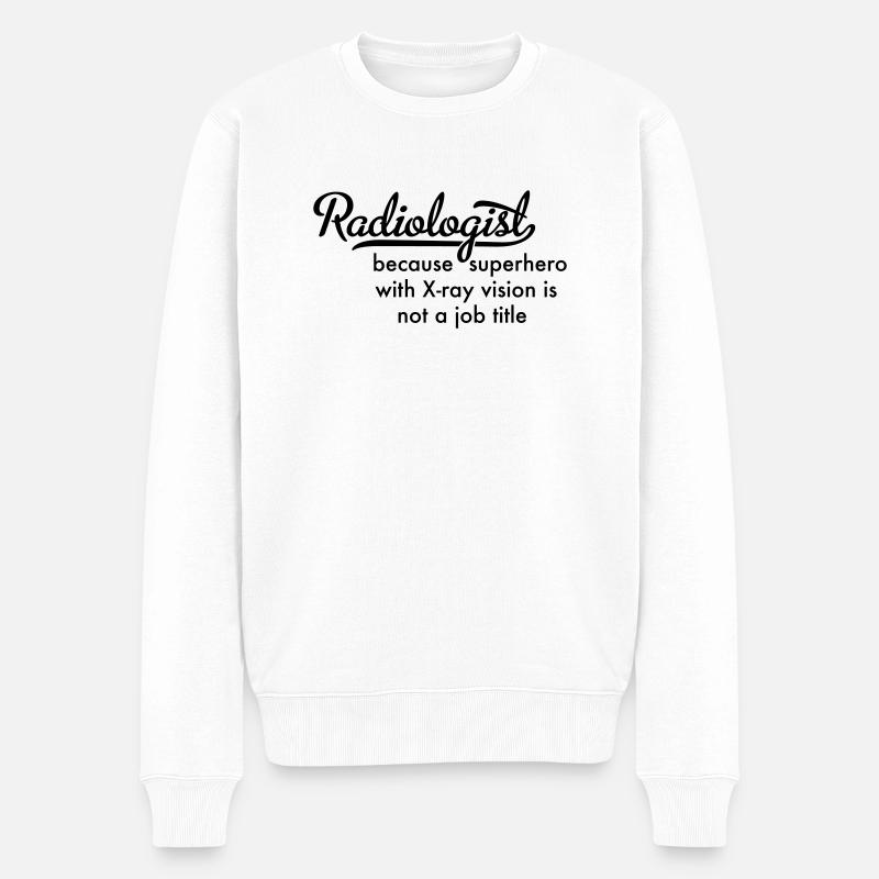 Radiologe - Männer Premium Bio Pullover - Weiß