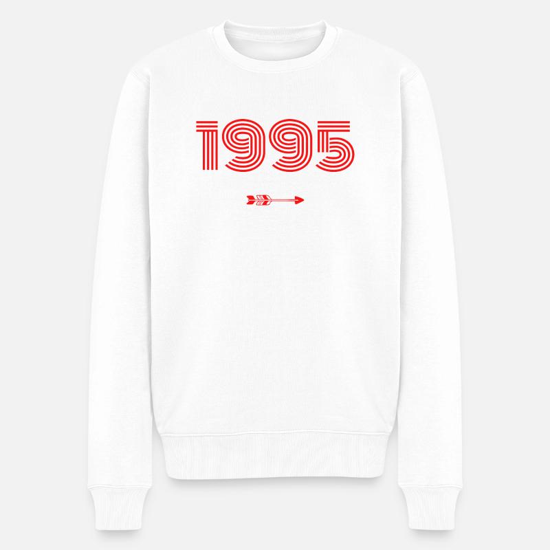 Né en 1995 - Pull Premium bio Homme - blanc