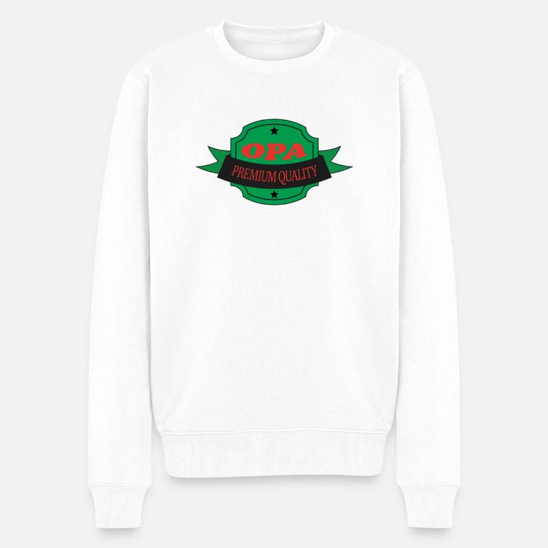 OPA PREMIUM QUALITY - Pull Premium bio Homme - blanc