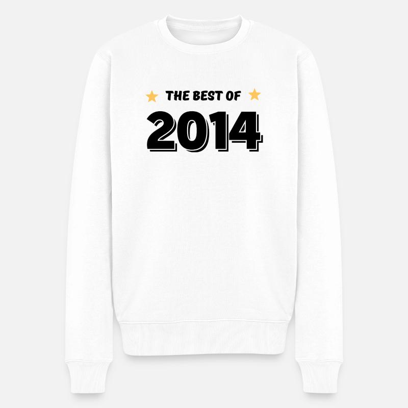 Das Beste aus 2014 - Männer Premium Bio Pullover - Weiß