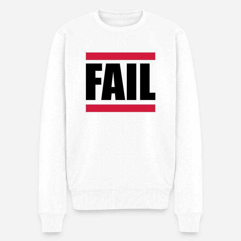 Fail - Pull Premium bio Homme - blanc