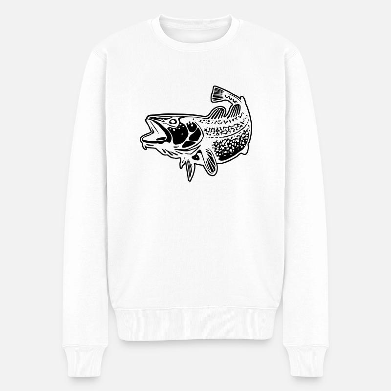 Dorsch - Männer Premium Bio Pullover - Weiß