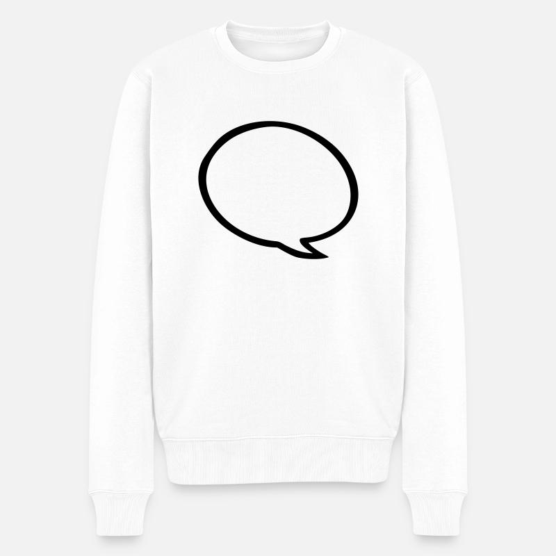 bulle - Pull Premium bio Homme - blanc